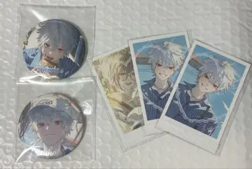 ChroNoiR Blue memories 캔뱃지 & 폴라로이드 세트