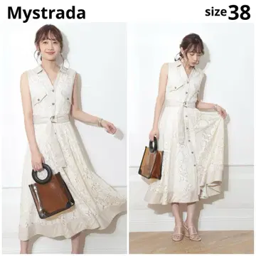 Mystrada 레이스 가운 원피스 38