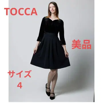 TOCCA (토카) 세탁 가능! FOGGY MIST 드레스 (블랙 계열)