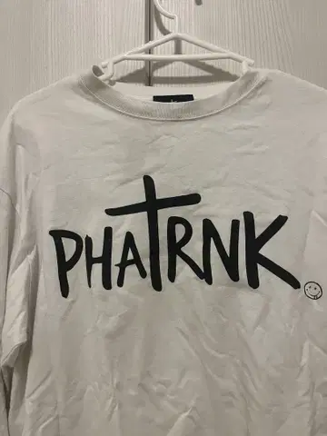 PHATRNK 화이트 긴팔 M