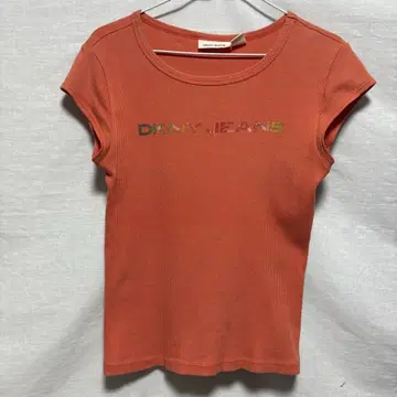 dkny 티셔츠 피치 티 갸루 y2k 그런지