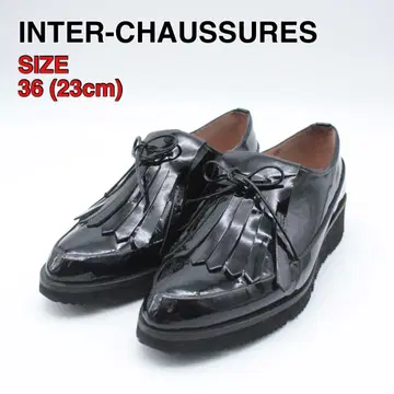 새상품급 인터슈즈 INTER-CHAUSSURES 프린지 로퍼