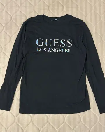 GUESS LOS ANGELES 블랙 긴팔 셔츠