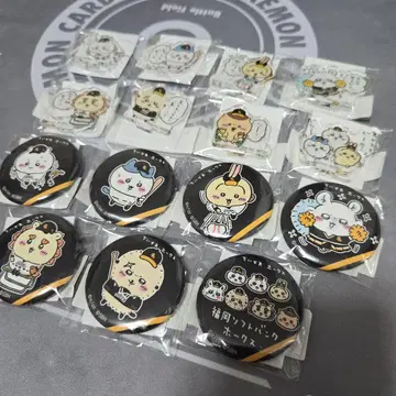 치이카와 호크스 아크릴 스탠드 캔뱃지 세미 컴프 컴플리트
