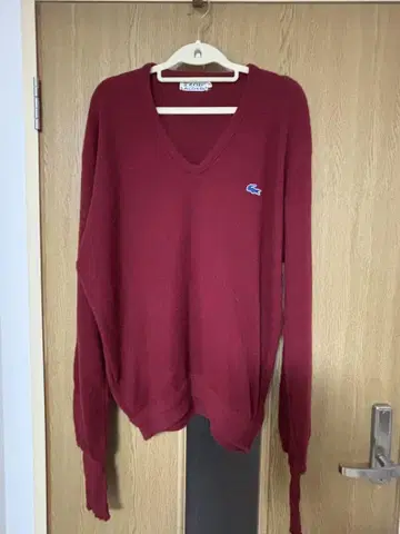 라코스테 IZOD 버건디 니트