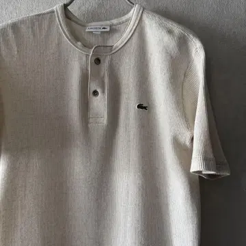 LACOSTE 라코스테 헨리넥 와플 컷 티셔츠