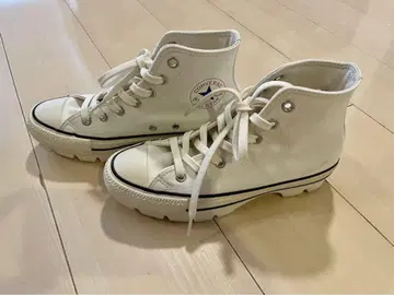 컨버스 화이트 하이컷 스니커즈