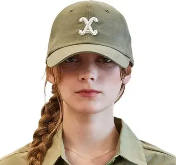 VARZAR VA Curved 3D Logo Ball Cap (카키)