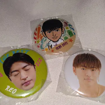 사노 레오 캔뱃지 3개 세트