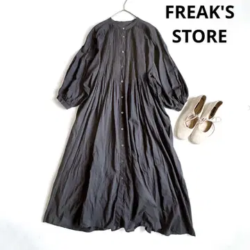 FREAK'S STORE 인도 코튼 핀턱 롱 원피스