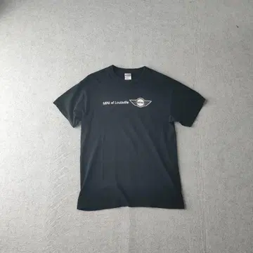 MINI 미니 쿠퍼 기업 계열 네이비 90년대 프린트 티셔츠