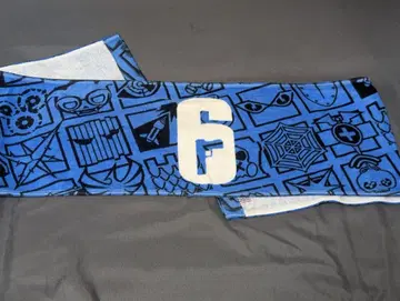 R6S 6 컬렉션 오리지널 머플러 타월 블루