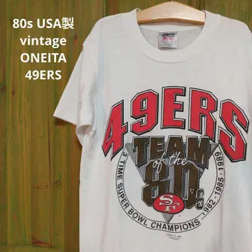 80s USA제 ONEITA 49ERS 티셔츠 오니타 빈티지