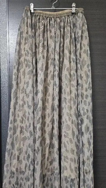 레오파드 무늬 얇은 명주 2way 카트