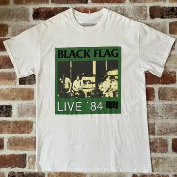 BLACK FLAG 티셔츠 SST RECORD 밴딩 티셔츠