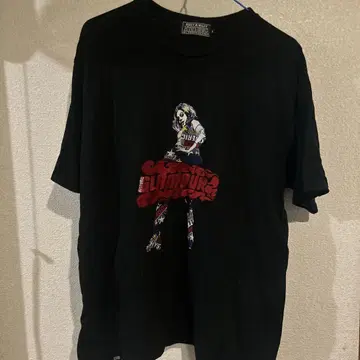 HYSTERIC 그래픽 티셔츠 L 사이즈 블랙