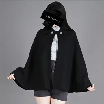 노스 프로젝트 NO.S PROJECT 스타일리시 케이프 블랙 검정
