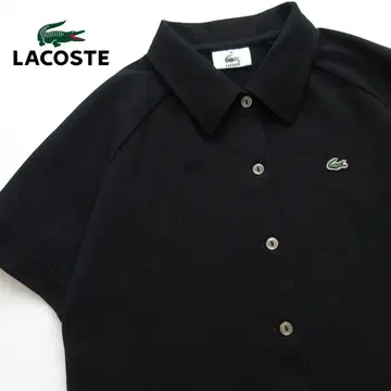 LACOSTE 라코스테 악어 자수 사슴 반팔 폴로 셔츠 40