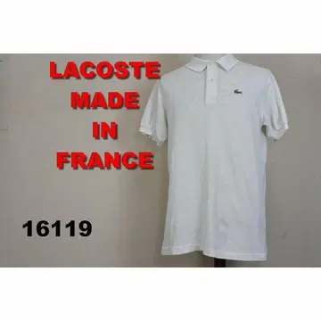 라코스테 피케 셔츠 화이트 프랑스제 LACOSTE 161119 501 5