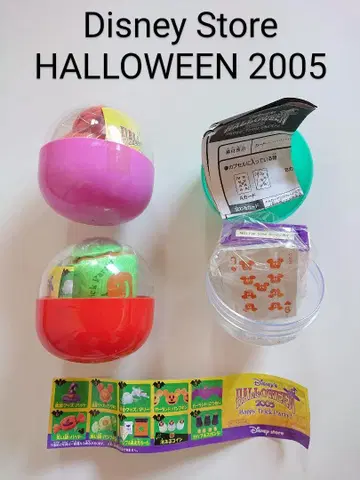 디즈니 스토어 할로윈 2005 가챠가챠 3개 세트 묶음 판매