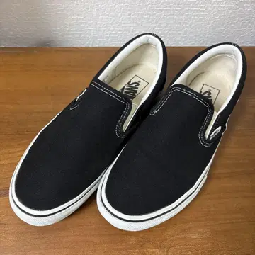 VANS 반스 슬립온 블랙 검정 26cm