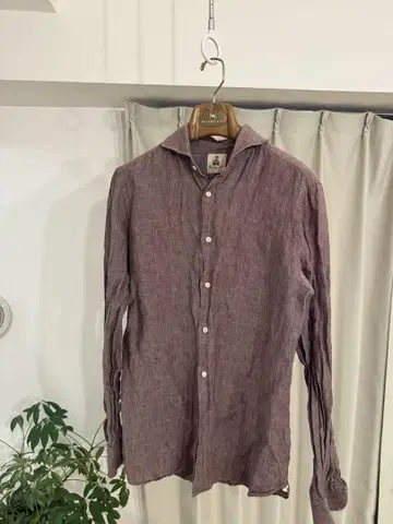 GUY ROVER 린넨 긴팔 셔츠 사이즈 40