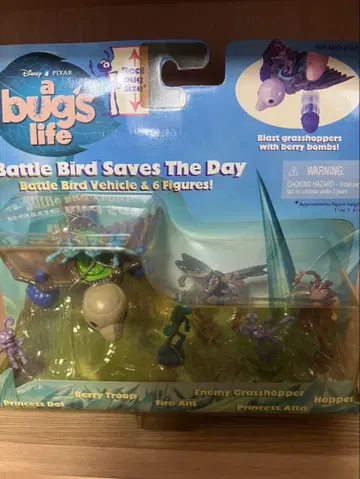 A Bug's Life 배틀 버드와 피규어 세트