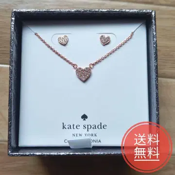 kate spade 하트형 목걸이 귀찌 세트 케이트 스페이드