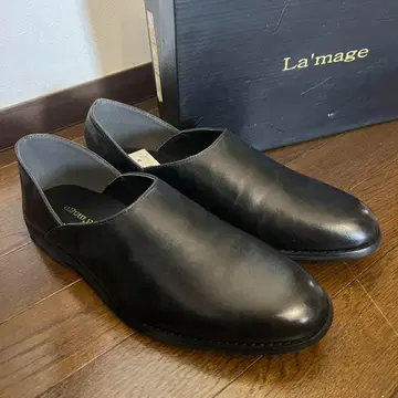 La'mage 26.5cm 블랙 슬립온 포멀 비즈니스