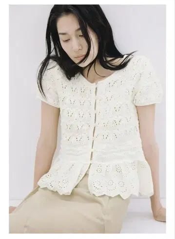 ZARA 자라 로맨틱 니트 탑