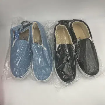 맨투맨 슬립온 파랑, 그레이 26.0cm~27cm L 사이즈 2켤레 세트