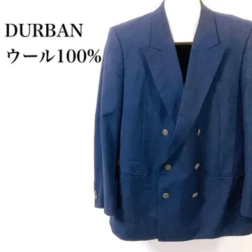 DURBAN 울 100% 더블 테일러드 자켓