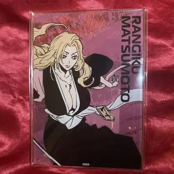 BLEACH WORLD 미니게임 A상 아크릴 보드 스탠드 마츠모토 란기쿠