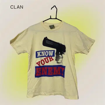 CLAN 티셔츠 옐로우 컬러