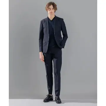 여름용 시원한 JOSEPH HOMME 네이비 셋업 정장 44