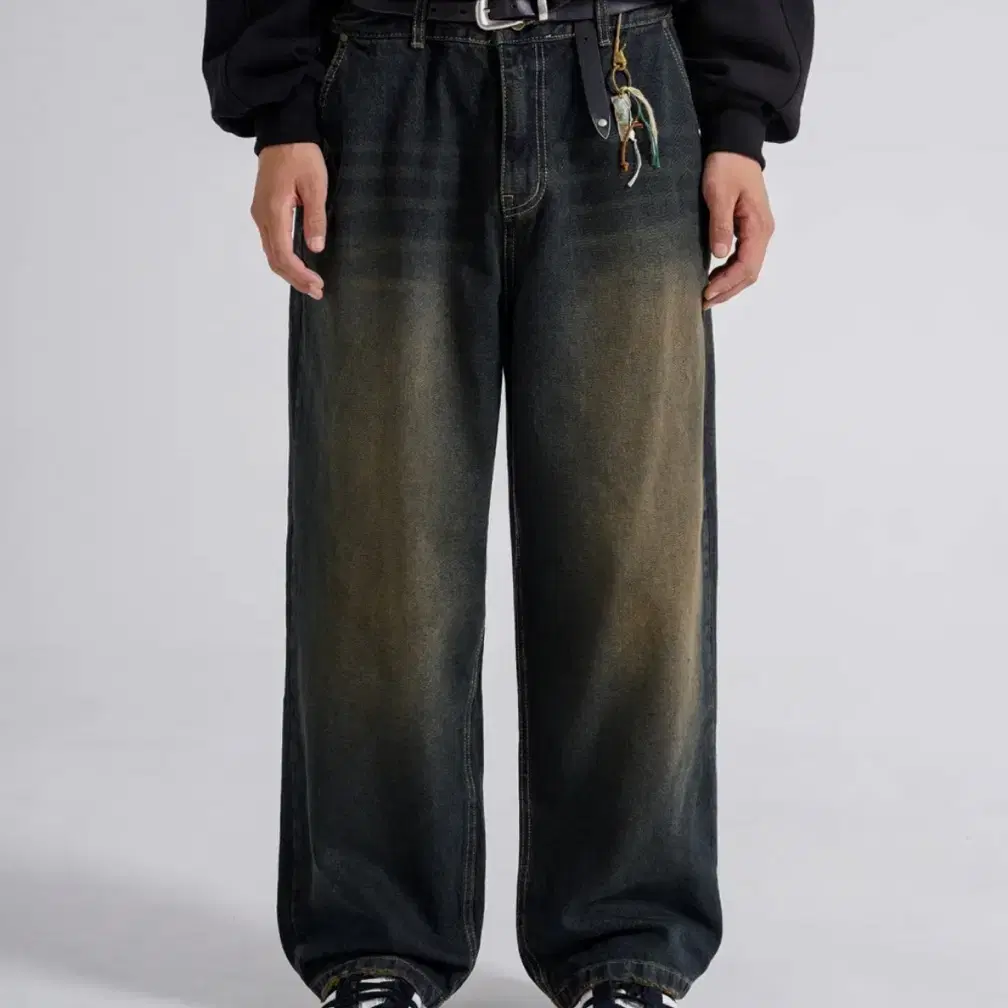 JEMUT正規品★23SS★Desert Washing Wide Denim Pants JEMUT正規品☆23SS☆Desert Washing Wide Denim Pants (Jemut