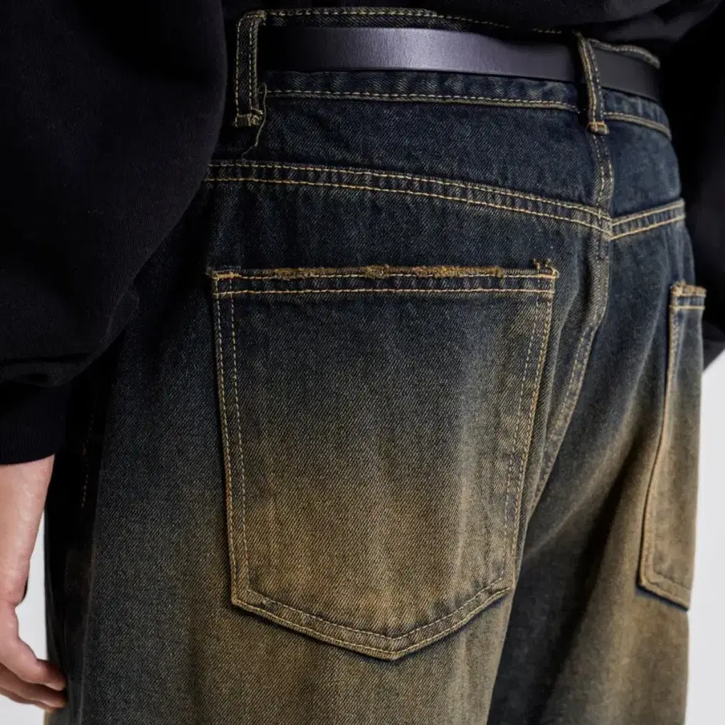 JEMUT正規品★23SS★Yellow Washing Wide Denim Pants JEMUT | 제멋 Jemut Yellow Washing Wide Denim Pants Indigo