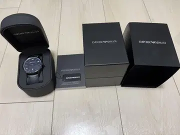 정크 제품] 엠포리오 아르마니 손목시계 블랙
