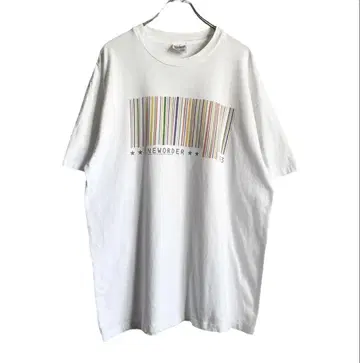 90s USA제 New Order Republic Barcode 티셔츠
