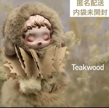 SKULLPANDA Teakwood 피규어 팝 마트