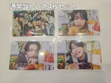 timelesz FAM 일반ver 트레이딩 카드 4장 세트