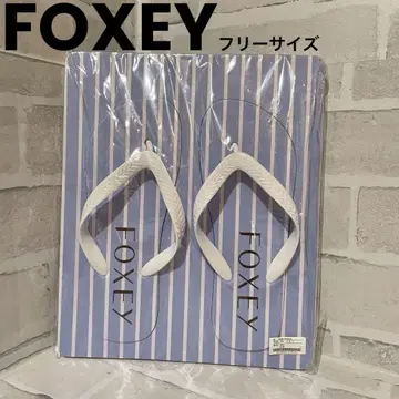 컨디션 최상] FOXEY 샌들 블루 프리