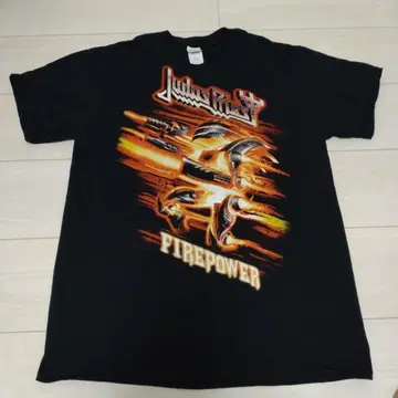 Judas Priest Firepower 티셔츠 M 사이즈
