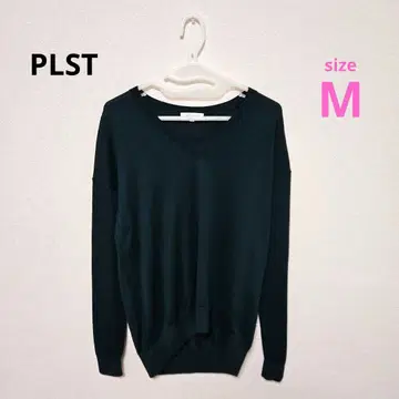 플라스테 PLST 긴팔 니트 그린 M