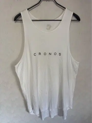 CRONOS 크로노스 탱크탑 화이트 흰색 L 사이즈
