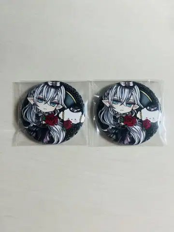 아쿠네코 산리오 콜라보 캔뱃지 시로