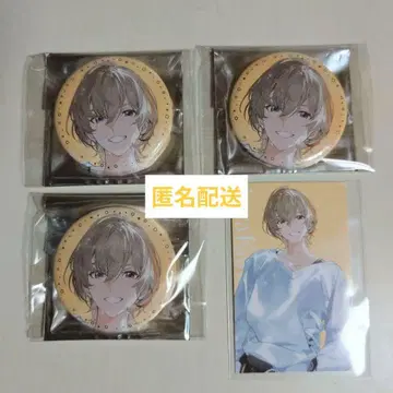 니지산지 카자카토 [SUISAI RAIN] 캔뱃지 & 폴라로이드 세트