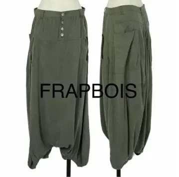 FRAPBOIS 플라보아 사루엘 팬츠 M 사이즈 카키