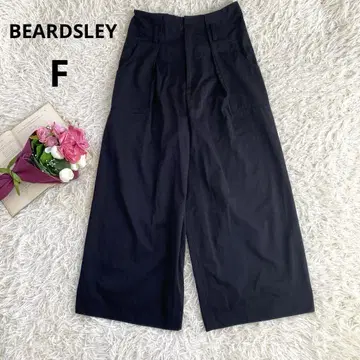새상품급 BEARDSLEY 비어즐리 와이드 팬츠 블랙 검정 실루엣