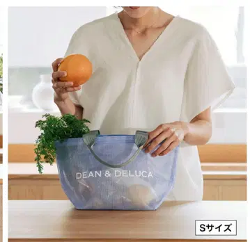 DEAN & DELUCA 메쉬 토트백 라일락 S